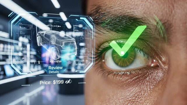 Futuristic shopping experience: augmented reality in eyetracking technology