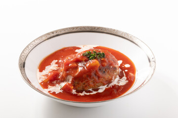 トマト煮込みハンバーグ