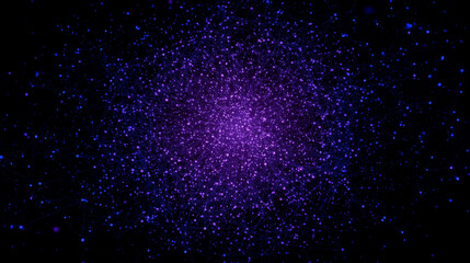 A massive, glowing cluster of interconnected nodes representing a decentralized autonomous organization (DAO).