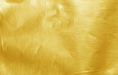 Shiny yellow leaf gold foil