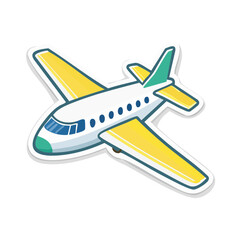 Fototapeta premium vector illustration of airplane
