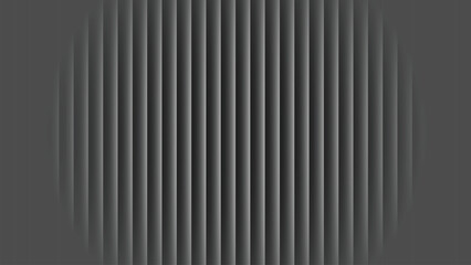 Obraz premium Abstract oval shape formed by vertical parallel lines and shadows