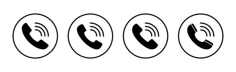 Call icon vector. telephone sign and symbol. phone icon. contact us