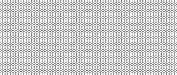 Seamless vector hexagonal mesh pattern. Abstract honeycomb grid texture. Perfect for modern tech, minimalist, and versatile background designs.