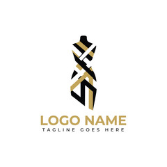 Elegant hand holding nail polish bottle, perfect for beauty salon or cosmetic brand logo design