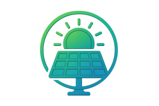 Solar panel generating clean renewable energy from sun