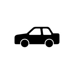 Car icon vector for web and mobile app. car sign and symbol. small sedan