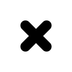 Close icon vector for web and mobile app. Delete sign and symbol. cross sign