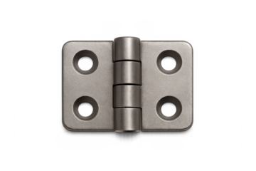 Metal door hinge gray construction hardware