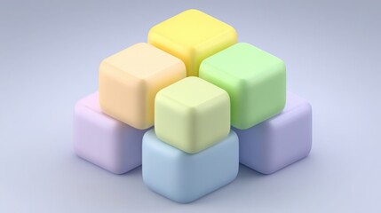 Conceptual icon for adaptive commerce grid representing commerce units on adaptive platforms for enhanced user experience