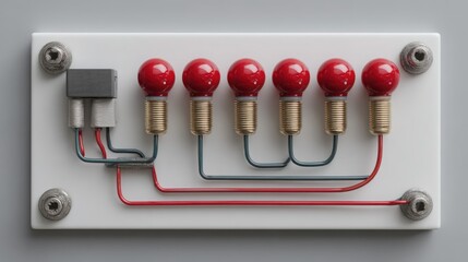 Futuristic adaptive ux circuit icon concept highlighting logic and user interface integration in adaptive circuits