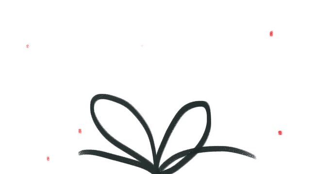 At the bottom there is a twitching bow made of a thin rope.