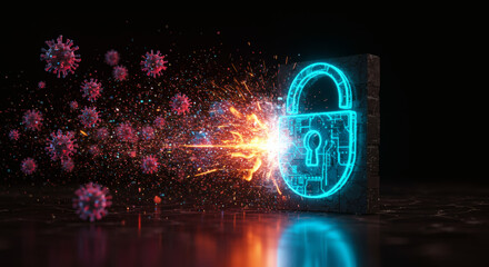 Cybersecurity defense against viral threats protecting digital assets from biological attacks and pandemics