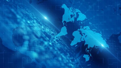 Modern Futuristic Technology Background, Abstract Digital Cyber Network Concept