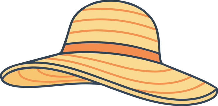 vector illustration of colorful hat