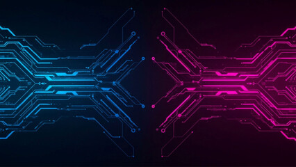 abstract technology background with circuit board