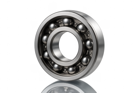 Ball bearing showing industrial mechanical part technology