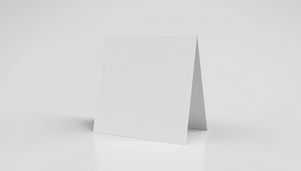 Naklejka premium Blank table tent mockup 