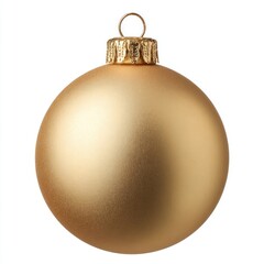 Fototapeta na wymiar Elegant gold Christmas ornament decoration.