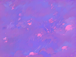Purple-based digital abstract art