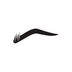 Obraz premium eyebrow logo icon illustration flat