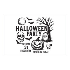 Halloween Night Party Poster