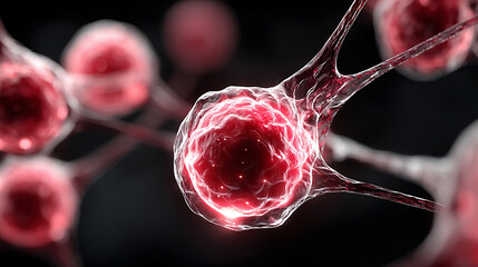 An AI network visualized as a glowing digital web, with interconnected nodes radiating vibrant light. The hyperrealistic scene symbolizes connectivity, intelligence, and the luminous flow of data in a