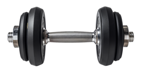 dumbbell isolated on white background. sport equipment.