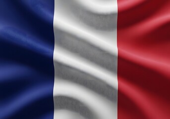 Obraz premium Capture the spirit of France with this vibrant flag waving in the wind, perfect for national holidays, cultural events, or patriotic designs