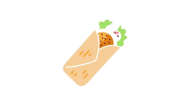  Savory Chicken Shawarma Wrap