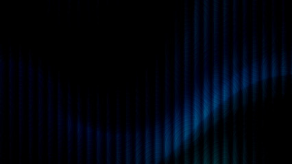 dark abstract blue and teal futuristic background with subtle vertical stripes and a textured wave effect
