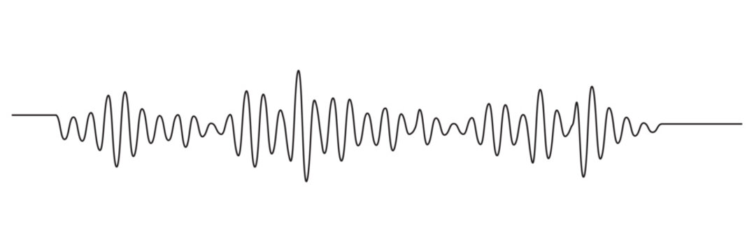 Sound wave icon . Sound waveforms collection. Vector illustration.. Eps 10.