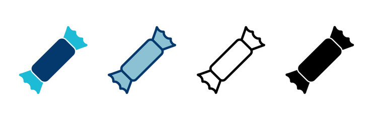 Candy icon vector isolated on white background. Candy vector icon