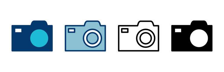 Camera Icon vector isolated on white background. Camera symbol. Camera vector icon