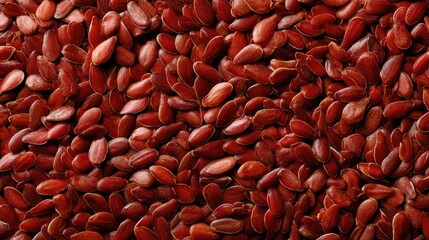 Brown seeds tightly packed in random pattern fill frame