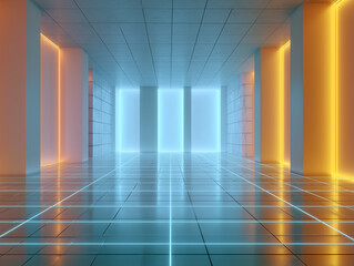 Fototapeta premium abstract blue background