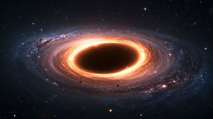 Captivating astrophotography composition of supermassive void amidst vast universe and glittering stellar horizon astronomy picture of the day wallpaper background