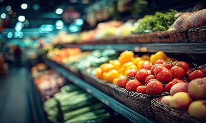 Fresh produce displays in a grocery store (3)