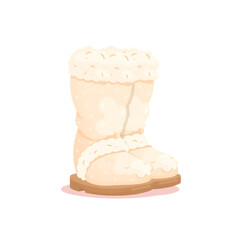 Beige Winter Ugg Boots