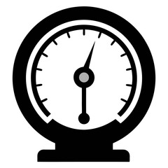 old clock isolated on white