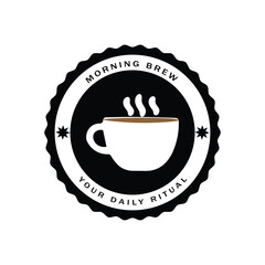 Morning Brew Coffee Logo - Rise and Shine