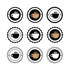 Diverse Coffee Cup Icons Set - Modern & Classic