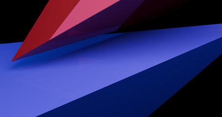 abstract color 3d geometric background
