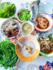fried fish with vegetables