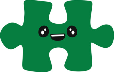 Colorful Puzzle Element
