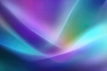 Abstract light curves, blending purple, teal, green, ethereal.
