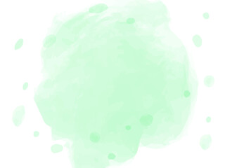 鮮やかなグリーンの手描き風の水彩背景テクスチャ