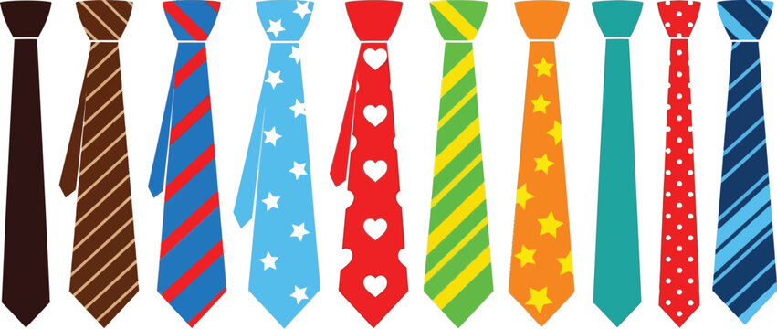 A vibrant collection of patterned ties, perfect for adding flair to any outfit.