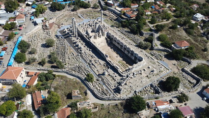 Aerial View of the Temple of Apollo