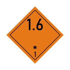Explosives No hazard statement. GHS Class 1 Explosives No hazard statement. ISO 7010 Explosive Pictogram. WHMIS GHS Explosives Sign. 
